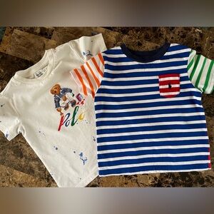Toddler Polo Ralph Lauren T Shirt Bundle.